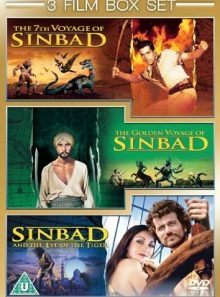 Sinbad collection - seventh voyage of sinbad/golden voyage of sinbad/sinbad and the eye of tiger [import anglais] (import) (coffret de 3 dvd)