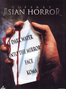 Coffret asian horror - dark water + into the mirror + face + koma