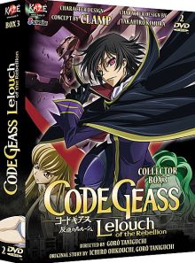 Code geass - lelouch of the rebellion - saison 1 - box 3/3 - édition collector
