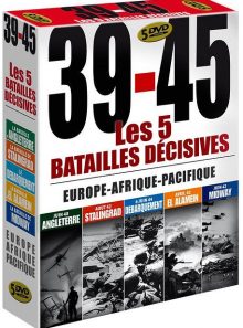 39-45, les 5 batailles décisives : europe - afrique - pacifique