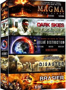 Catastrophe - coffret 5 films : magma + dark skies + solar destruction + disaster + brasier - pack