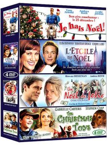 Films de noël - coffret 4 films : je hais noël ! + l'étoile de noël + un noël de folie + the christmas toys - pack