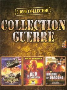 Collection guerre 3 dvd collector : red scorpion, bridge of dragon, operation delta force 4