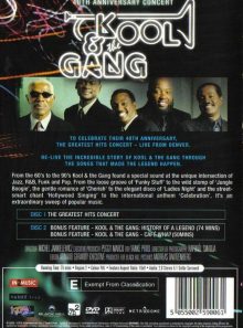 Kool and the gang - 40th anniversary concert (import) (coffret de 2 dvd)