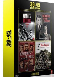39-45 - la collection : la fascination des femmes pour hitler + la drôle de guerre d'alan turing + résistants-collabos : une lutte à mort + das reich : une division ss en france - pack