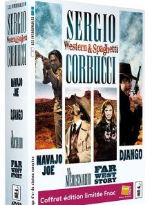 Coffret sergio corbucci - django + navajo joe + el mercenario + far west story