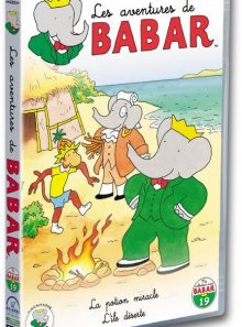 Babar dvd 19 - l'île déserte + la potion miracle + 4 comptines
