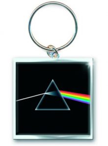 Rock off - pink floyd enamel keychain dark side of the moon ii