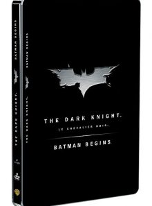 Batman begins + the dark knight - édition limitée boîtier steelbook