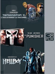 Flix box - 19 - terminator 3 - le soulèvement des machines + the punisher + hellboy
