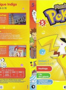 Planete pokemon : saison 1 épisodes 16 à 18 dvd 5