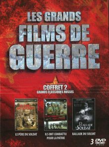 Coffret 3 dvd ¿ les grands films de guerre vol.2 : le père du soldat ¿ ils ont combattu pour la patrie ¿ ballade su soldat