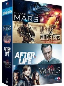 Collection science-fiction : the last days on mars + monsters dark continent + after life + wolves - pack