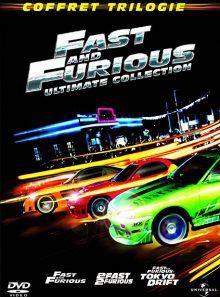 Fast and furious - coffret trilogie : fast and furious + 2 fast 2 furious + fast & furious : tokyo drift - ultimate edition