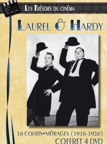 Les trésors du cinéma : laurel & hardy - volume 1 à 4 - 16 courts-métrages (1916-1926)