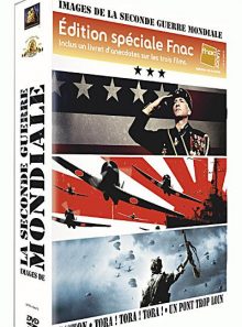 Coffret 6 dvd imgaes de la seconde guerre mondiale + les 3 films de guerre : patton / tora tora / un pont trop loin