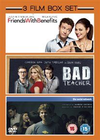 Friends with benefits (2011) / the social network (2010) / bad teacher (2011) - triple pack [dvd]