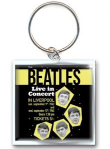 Beatles - keyring live in concert (in 4,5 cm x 2,4 cm)