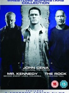 Wwe quadrilogy - 12 rounds marine behind enemy lines 3 walking tall [import anglais] (import) (coffret de 4 dvd)