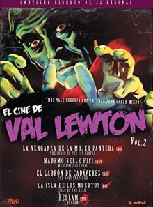 Pack val lewton, 5 dvd : the curse of the cat people (1944) - mademoiselle fifi (1944) - the body snatcher (1945) - isle of the dead (1945) - bedlam (1946)