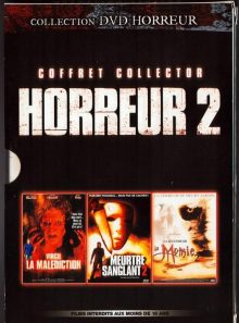 Coffret collector horreur 2 virgil la malédiction/meurtre sanglant 2/la légende de la momie 2