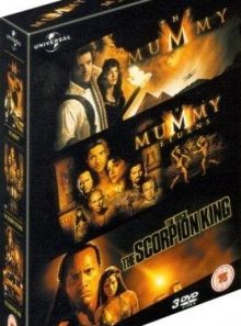 The mummy/the mummy returns/the scorpion king [import anglais] (import) (coffret de 3 dvd)