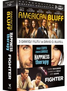 3 grands films de david o. russell : american bluff + happiness therapy + fighter - pack