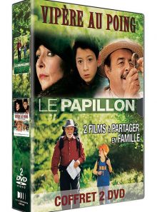 Coffret 2 films à partager en famille - vipère au poing + le papillon