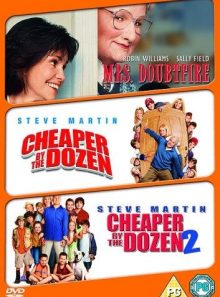 Cheaper by the dozen/ cheaper by the dozen 2/ mrs doubtfire [import anglais] (import) (coffret de 3 dvd)