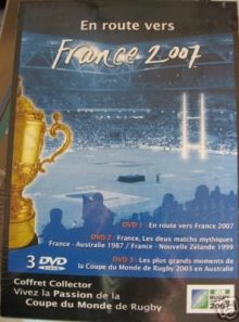 En route vers france 2007 - coupe du monde de rugby - coffret collector 3 dvd
