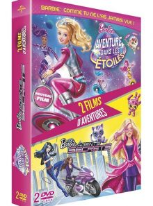 Barbie - coffret : aventures dans les étoiles + agents secrets - pack