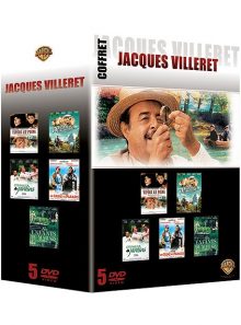 Coffret jacques villeret - vipère au poing + malabar princess + effroyables jardins + un crime au paradis + les enfants du marais