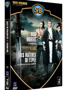 Coffret shaw brothers - 3 maîtres du film de sabre de la shaw - duo mortel + les maîtres de l'épée - pack