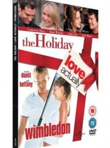The holiday / loveactually / wimbledon -  box set 3 dvd (uk)