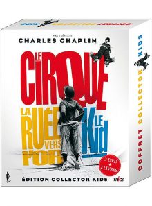 Charles chaplin - coffret kids - le kid + le cirque + la ruée vers l'or - édition collector