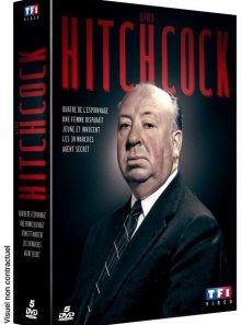 Hitchcock - le maître du suspense : les 39 marches + quatre de l'espionnage + agent secret + jeune et innocent + une femme disparaît - pack