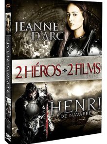 2 héros - 2 films - jeanne d'arc + henri de navarre - pack