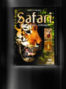 Safari - serie tv primée - lions tigres guepards - box 3 dvd