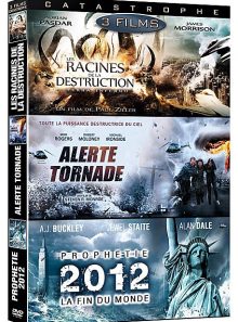 Disaster - coffret 3 films : les racines de la destruction + alerte tornade + prophétie 2012 : la fin du monde - pack