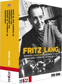 Fritz lang  - coffret - metropolis (version longue) + docteur mabuse, le joueur + les nibelungen (2 films) + les espions + la femme sur la lune