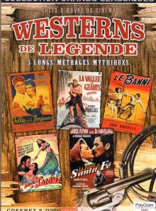 Westerns de légende - coffret 5 dvd