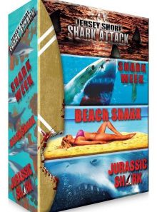 Requins : jersey shore shark attack + shark week + beach shark + jurassic shark - pack