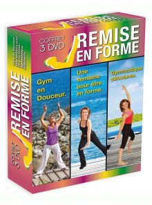 Coffret remise en forme : gym en douceur + une semaine pour être en forme + gymnastique débutants - pack