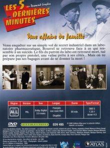 Les 5 dernieres minutes - une affaire de famille - épisode n° 29 (juill.1963) - editions atlas