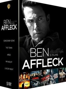 Ben affleck - collection 5 films : argo + the town + mr. wolff + live by night + gone baby gone - pack