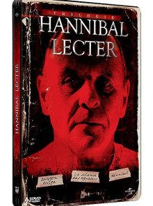 Hannibal lecter - la trilogie : le silence des agneaux + hannibal + dragon rouge - pack collector boîtier steelbook