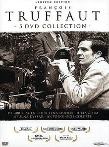 François truffaut 5 dvd collection : les quatre cents coups (les 400 coups) (1959) + antoine et colette (1962) + jules et jim (1962) + la peau douce (1964) + baisers volés (1968) - import suède