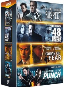 Stars de l'action : game of fear + 48 heures chrono + suspect + welcome to the punch - pack