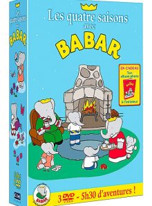 Les quatre saisons avec babar (coffret 3 dvd) - pack
