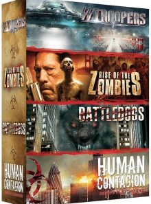 Zombies : battledogs + ss troopers + rise of the zombies + human contagion - pack